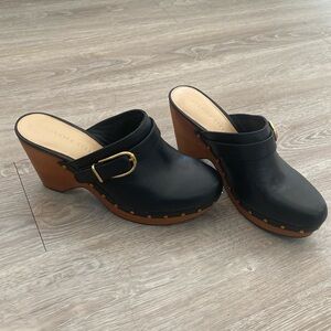 Veronica Beard clogs. Like new. Worn once and aren’t the right fit on me